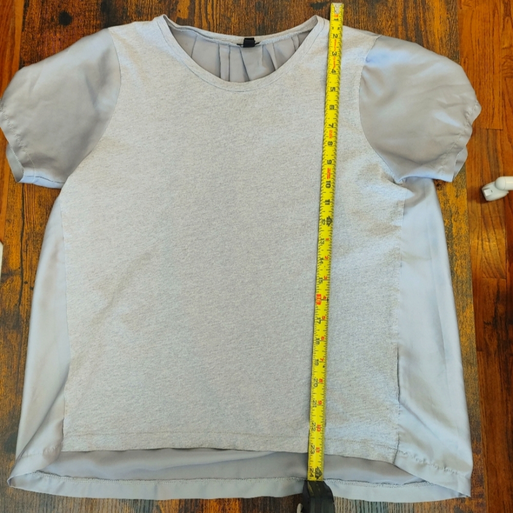 J.Crew mixed media tee Size S